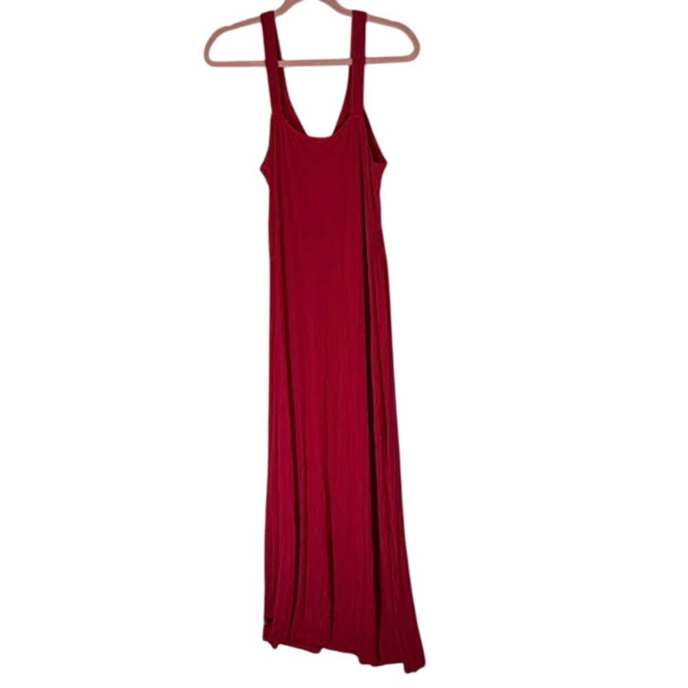 Spense Boho Chic Vacation Style Hot Pink Empire Waist Maxi Casual Sundress XL